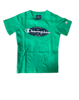 Champion T-shirt da ragazzo manica corta Legacy Graphic 306308 GS004 ELG verde