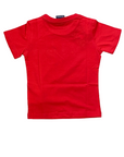Champion 2 Legacy Basic C-Logo short sleeve boy's t-shirt 306023 RS006 LLR/NNY red blue
