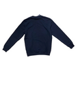Champion Men's Crewneck Sweatshirt Legacy American Classics Heavy Brushed Cotton Small Logo 218536 navy blue