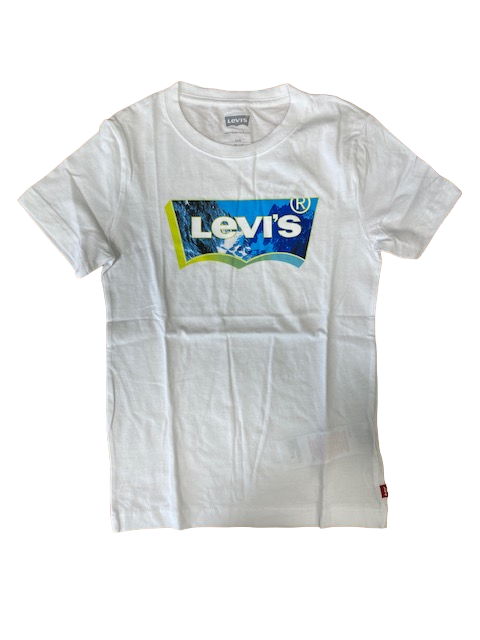Levi&#39;s Landscape Batwing Fill short sleeve t-shirt 8EH317-W1T white