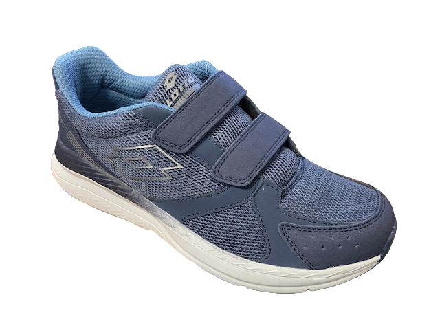 Lotto men&#39;s sneakers with Velcro Speedride 601 XIII S 219221 16C blue-grey