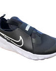 Nike scarpa da corsa da ragazzo senza laccio Flex Runner 2 DJ6038-002 nero-bianco