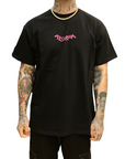 Mushroom Men's short sleeve cotton t-shirt 12000-01 black