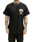 Mushroom Men's short sleeve cotton t-shirt 12038-01 black