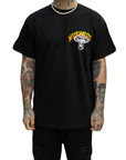 Mushroom Men's short sleeve cotton t-shirt 12024-01 black