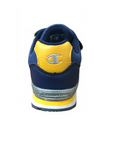 Champion Low Cut Shoe Erin Canvas B PS scarpa sneakers da bambino in pelle-tela con strappi S31495-S19-BS036 RBL-navy
