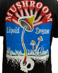 Mushroom Men's short sleeve cotton t-shirt 12037-01 black