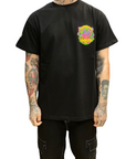 Mushroom Men's short sleeve cotton t-shirt 12028-01 black