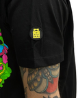 Mushroom Men's short sleeve cotton t-shirt 12028-01 black