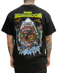 Mushroom Men's short sleeve cotton t-shirt 12007-01 black