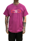 Propaganda men's short sleeve t-shirt with Gradient logo 23SSPRTS679 purple