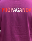 Propaganda men's short sleeve t-shirt with Gradient logo 23SSPRTS679 purple