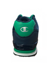 Champion Low Cut Shoe Erin B GS children's sneakers shoe in leather-canvas S31369-F18-BS501 navy