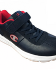 Champion Low Cut Shoe Cody PU B GS children's leather sneakers shoe with tear S31347-F18-BS501 navy