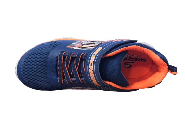 Skechers children&#39;s sneakers Tremblers 90581L NVOR blue orange