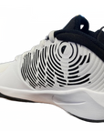 Nike scarpa da pallacanestro da ragazzi Team Hustle 9 AQ4224 100 bianco nero