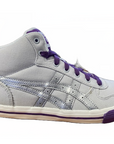 Onitsuka Tiger girls' sneakers shoe in Aaron C4B0N 1093 silver gray canvas
