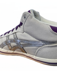 Onitsuka Tiger scarpa sneakers da ragazza in tela Aaron C4B0N 1093 grigio argento