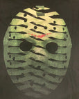 Propaganda Hooded Sweatshirt Ribs Icon Mask 21FWPRFE532-01 black