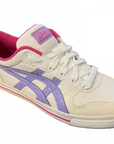 Asics women's sneakers shoe in canvas Aaron H900Q 0134 lilac white