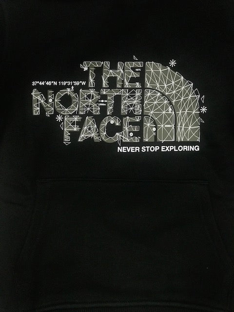 The North Face Felpa con cappuccio per ragazzi Teens Drew NF0A7X55JK31 nero