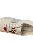 Superga 2750 cotcotmetw accessories sneakers in tela S00CFY0 C39 white-silver