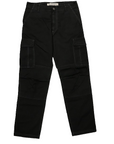 The Blue Skin Men's Cargo Pants in Ripstop, comfortable fit, high waist CARG22L black 