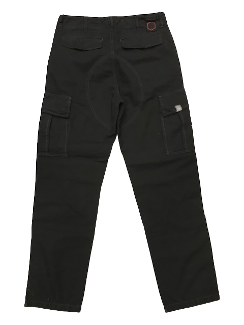 The Blue Skin Men&#39;s Cargo Pants in Ripstop, comfortable fit, high waist CARG22L black 