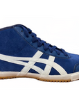 Asics Retro Rocket Mt Su high-top sneakers in leather and suede H237L 5001 navy-white