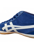 Asics Retro Rocket Mt Su sneakers alta in pelle e camoscio H237L 5001 navy-white