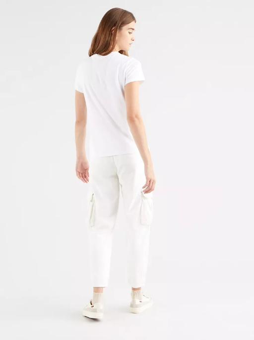 Levi's maglietta manica corta da donna 1873 1736912 49 bianco retro