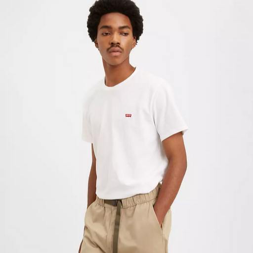 Levi&#39;s maglietta manica corta girocollo Original Little Logo 566050000 bianco
