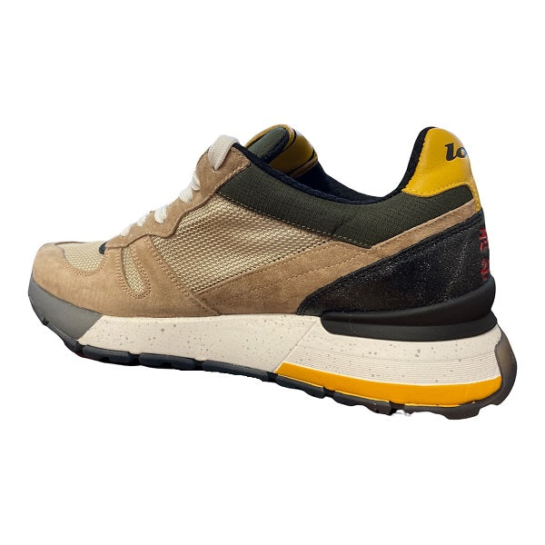 Sneakers Lotto Leggenda Tokyo Shibuya Net 217865 97K cammello-nero da uomo, design elegante e comfort