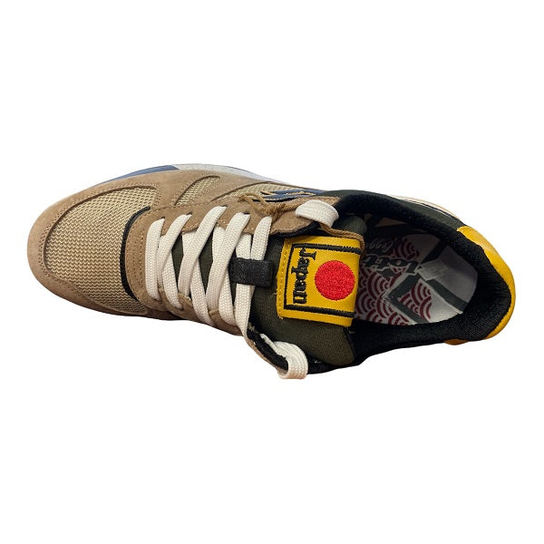 Sneakers Lotto Leggenda Tokyo Shibuya Net 217865 97K cammello-nero da uomo, design elegante e comfort