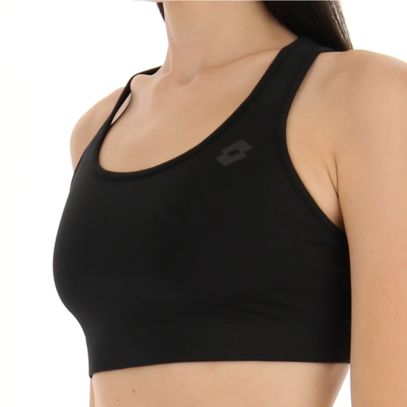 Lotto Top sportivo con sostegno da donna MSP W 216778 1CL nero