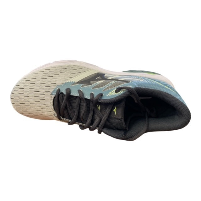 Vista dall'alto Mizuno Wave Prodigy 3 J1GC201015 grigio-celeste chiaro con tecnologia AIRmesh