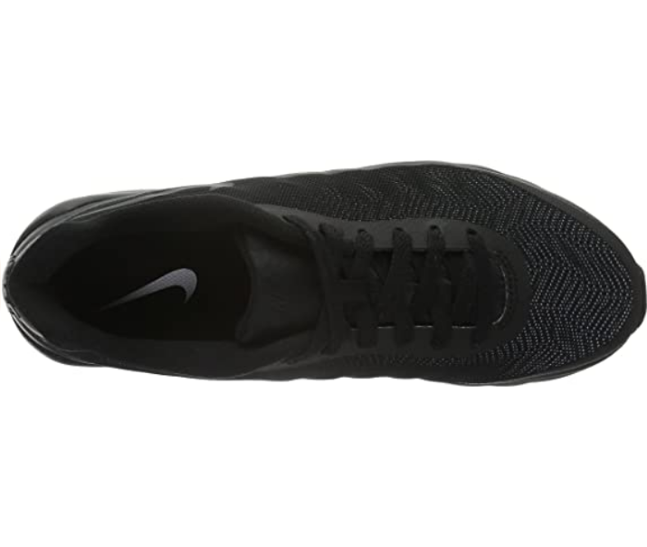 Nike Air Max Invigor Premium W - Scarpa da donna in nero vista dall&#39;alto tomaia traspirante
