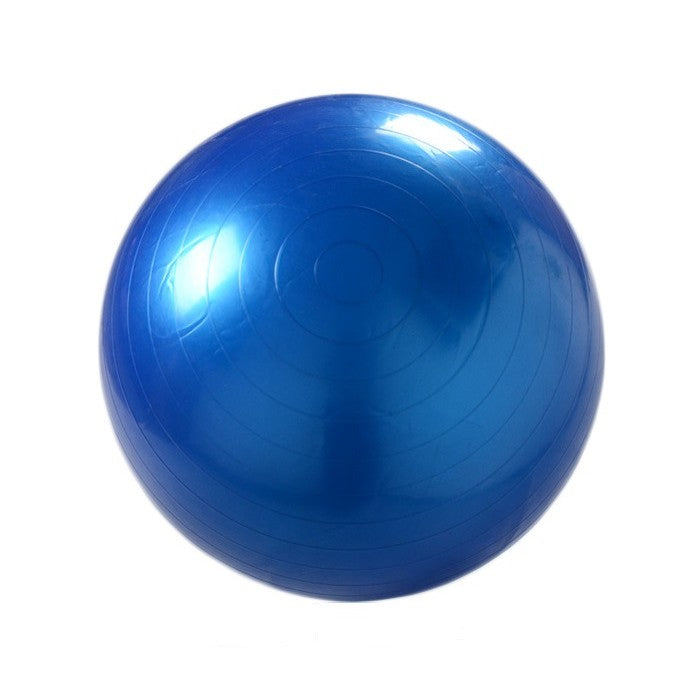 Palla appesantita da yoga Contes 2kg colore blu con superficie anti-slip per yoga avanzato, pilates terapeutico e riabilitazione funzionale, vista posteriore
