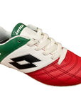 Lotto scarpa da calcio Jr Stadio Potenza III 700 FG Q7444 Tricolore green-white-red