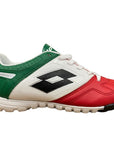 Lotto soccer shoe Jr Stadio Potenza IV 700 TF R0341 Tricolore green-white-red