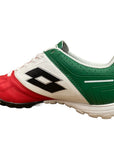 Lotto soccer shoe Jr Stadio Potenza IV 700 TF R0341 Tricolore green-white-red