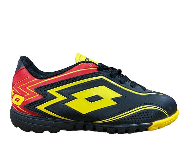 Lotto Speed ​​700 TF JR R0332 boys&#39; soccer shoe black-yellow-red