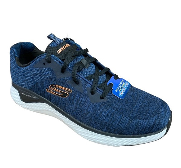 Skechers scarpa da ginnastica da uomo Solar Fuse Kryzik 52758 NVBK blu