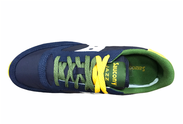 Saucony Original scarpa sneakers da uomo Jazz S2044-616 blu-verde