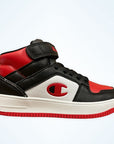 Champion Rebound 2.0 Mid children's sneakers shoe S32265-CHA-KK001 black-white-red