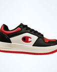 Champion scarpa sneakers da ragazzo Rebound 2.0 Low S32260-CHA-RED nero bianco rosso