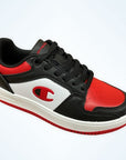 Champion Rebound 2.0 Low boy's sneaker shoe S32260-CHA-RED black white red