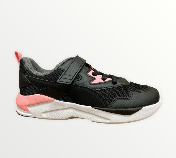 Puma girl&#39;s sneakers shoe X-Ray Lite AC PS 374395 17 black pink