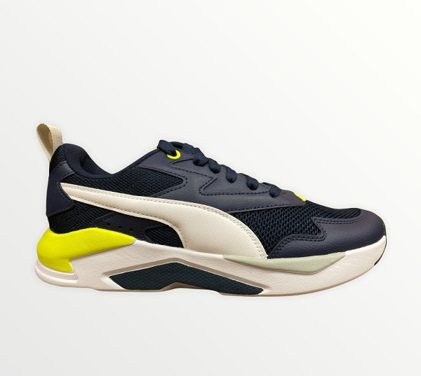 Puma boy&#39;s sneakers shoe X-Ray Lite 374393 21 blue white yellow