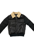 Censured men's jacket with fur collar Combo Shearling JM4054T FSNY 90 black